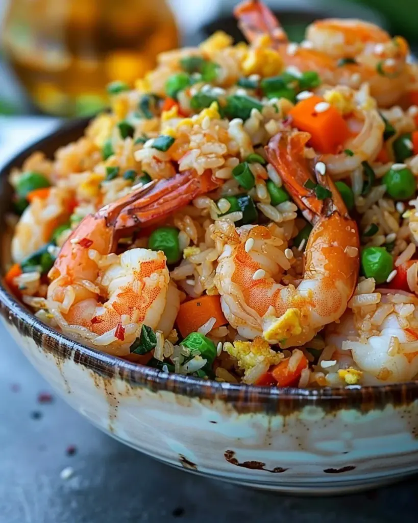 Seafood Fried Rice – A Savory Mix of Shrimp, Crab & Veggies