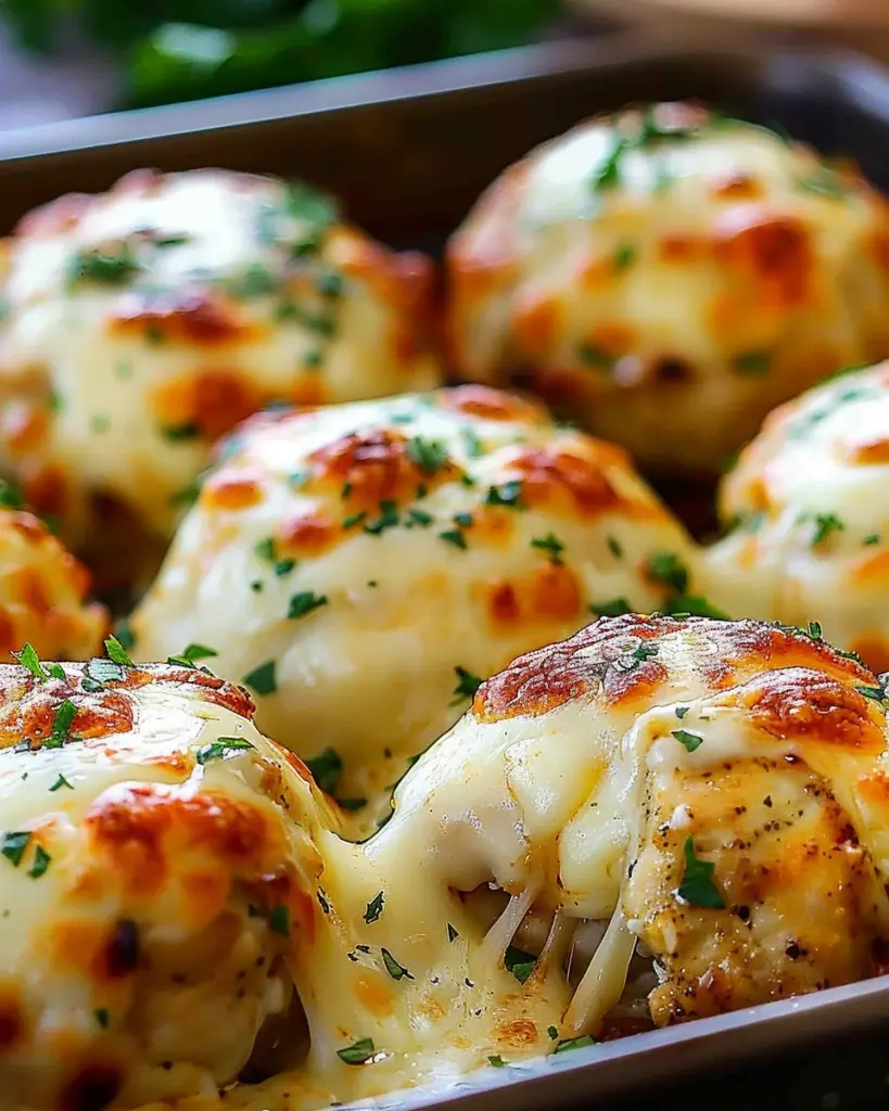 Melted Mozzarella & Ranch Chicken Bombs