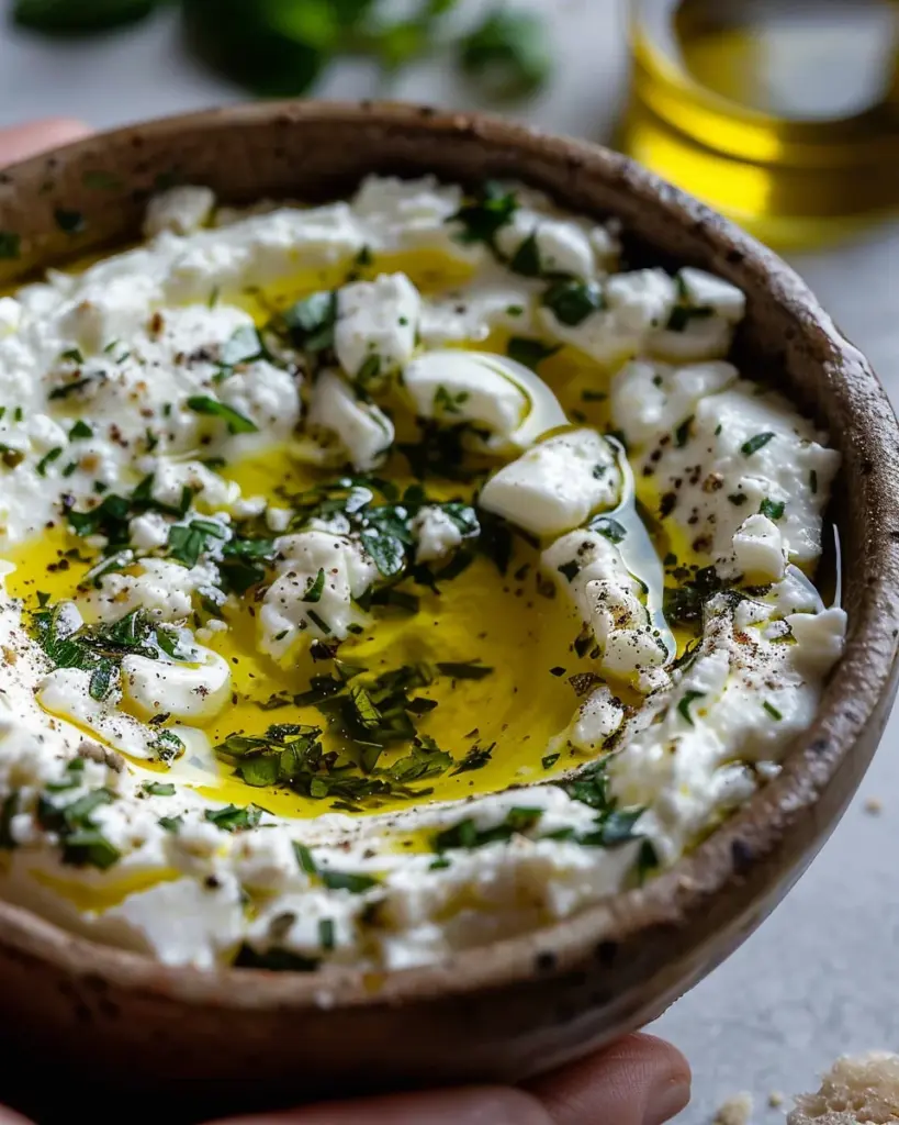 Herb and Feta Olive Oil Dip