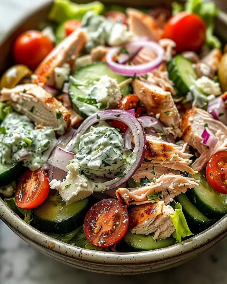 TZATZIKI CHICKEN SALAD: Discover a Refreshing Delight!