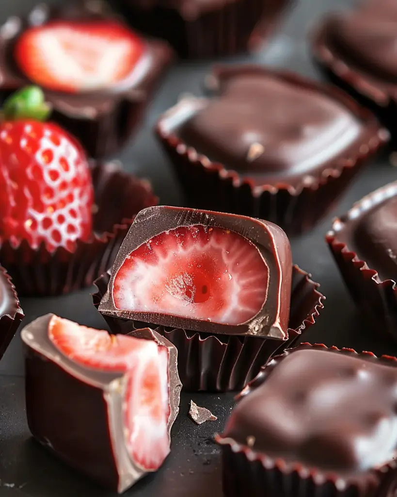 Strawberry Cream Chocolates