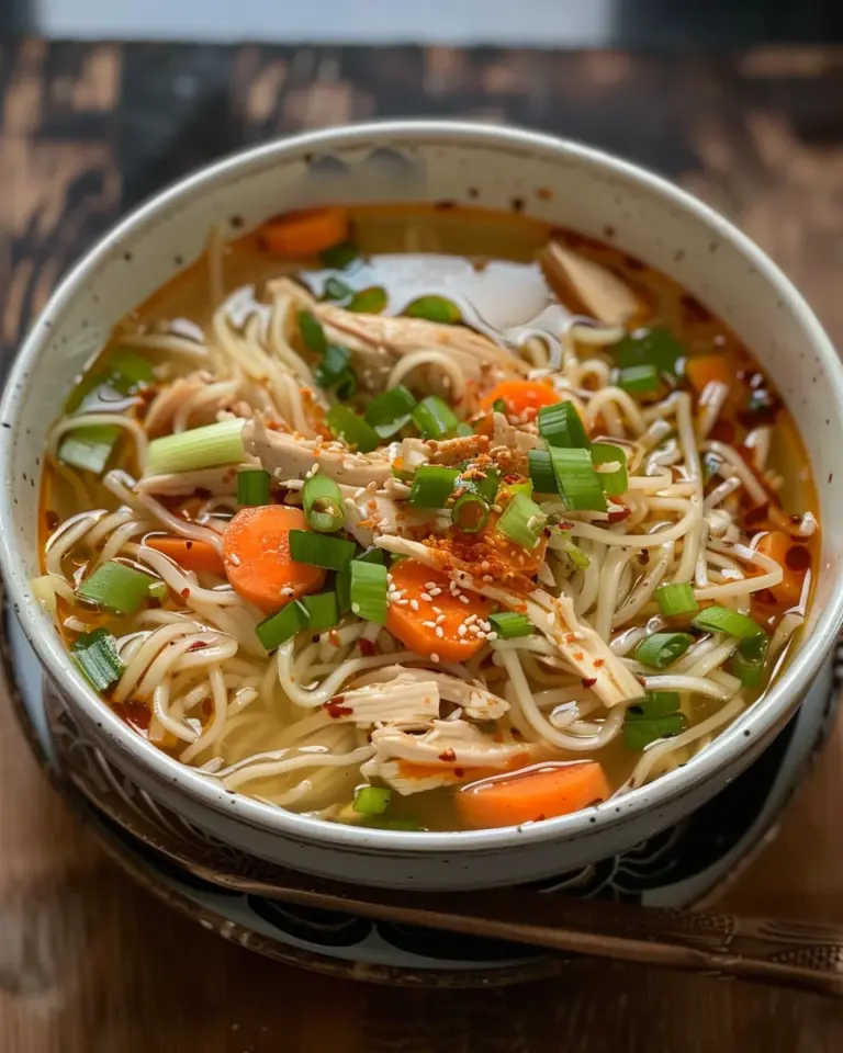 Aromatic Ginger Scallion Chicken Noodle Soup – Alrightwithme