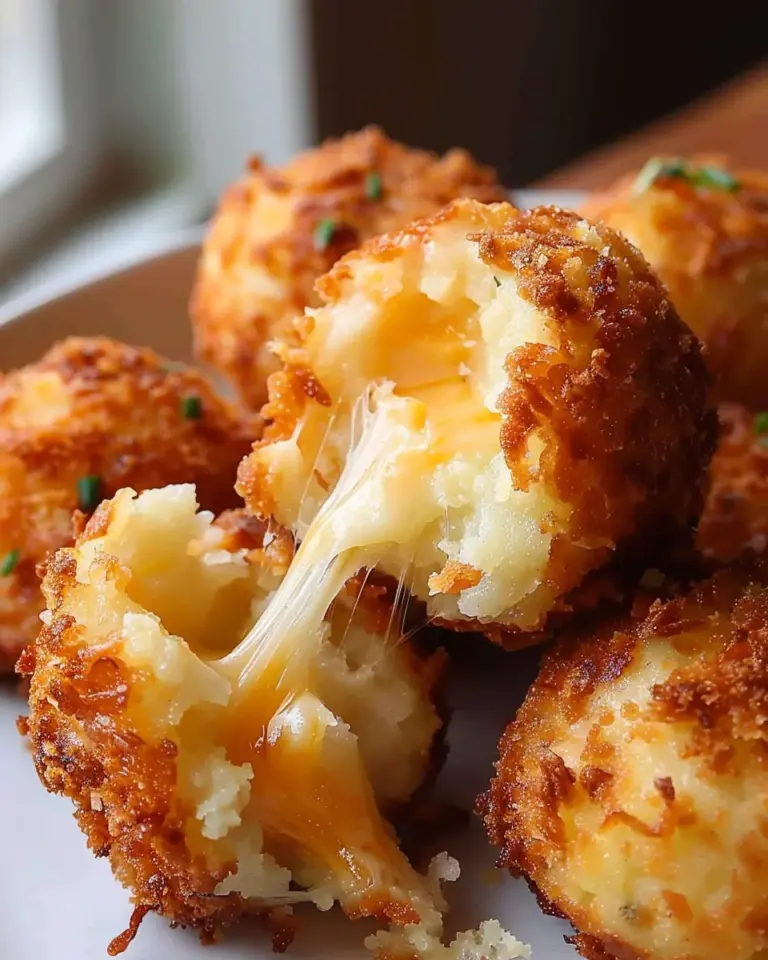 Crispy Mashed Potato Cheese Puffs