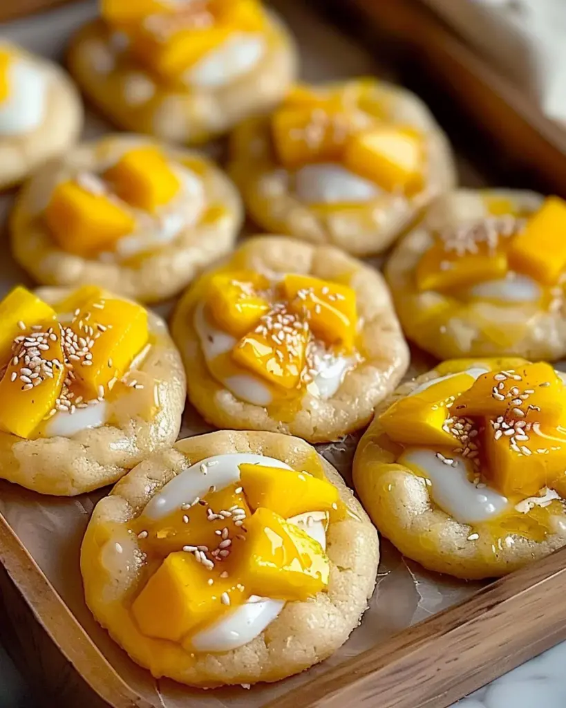 Mango Sticky Rice Cookies: Irresistibly Sweet Fusion Treats 4 5 2 60