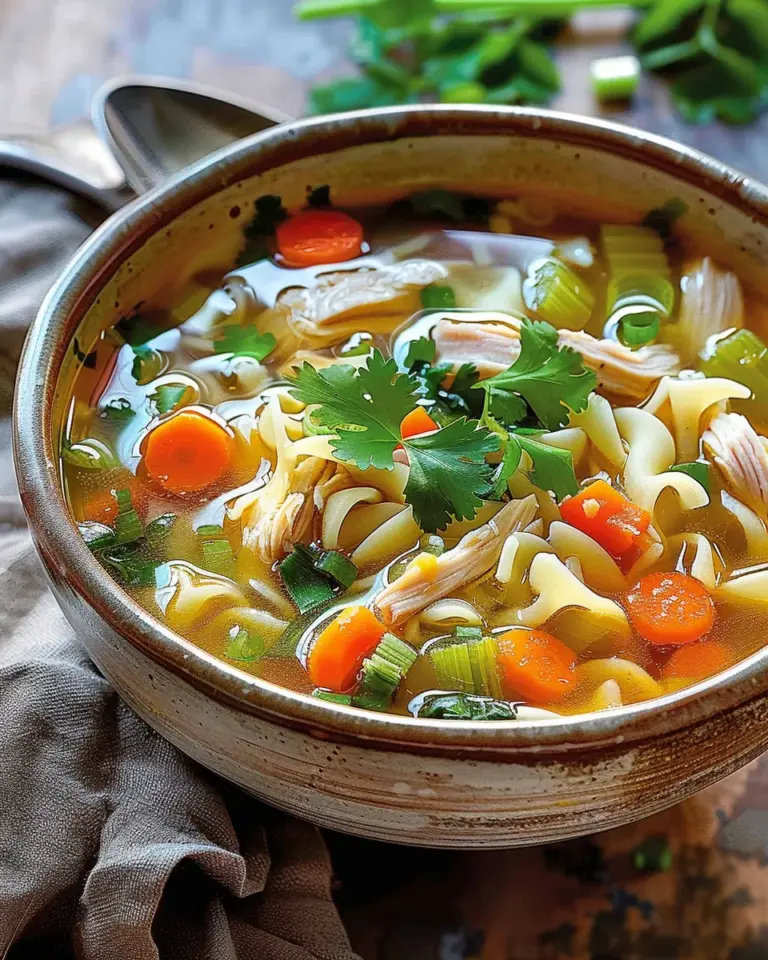 Ginger Garlic Chicken Noodle Soup: An Incredible Ultimate Recipe