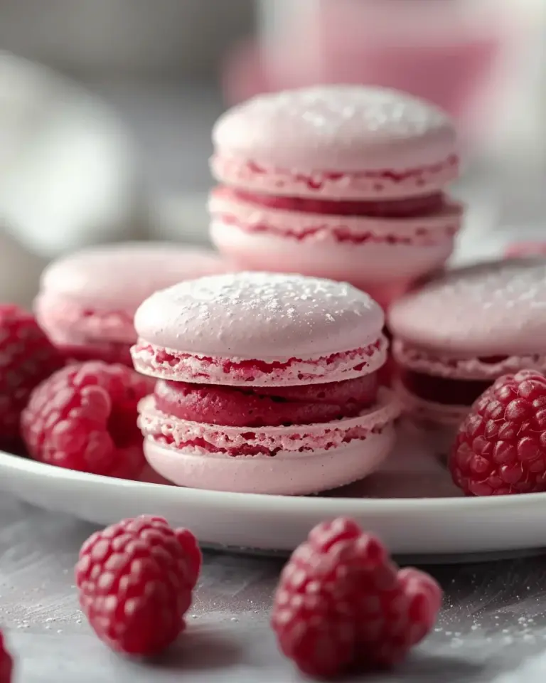 Raspberry Macarons Recipe