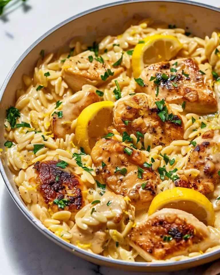 Creamy Lemon Chicken Orzo