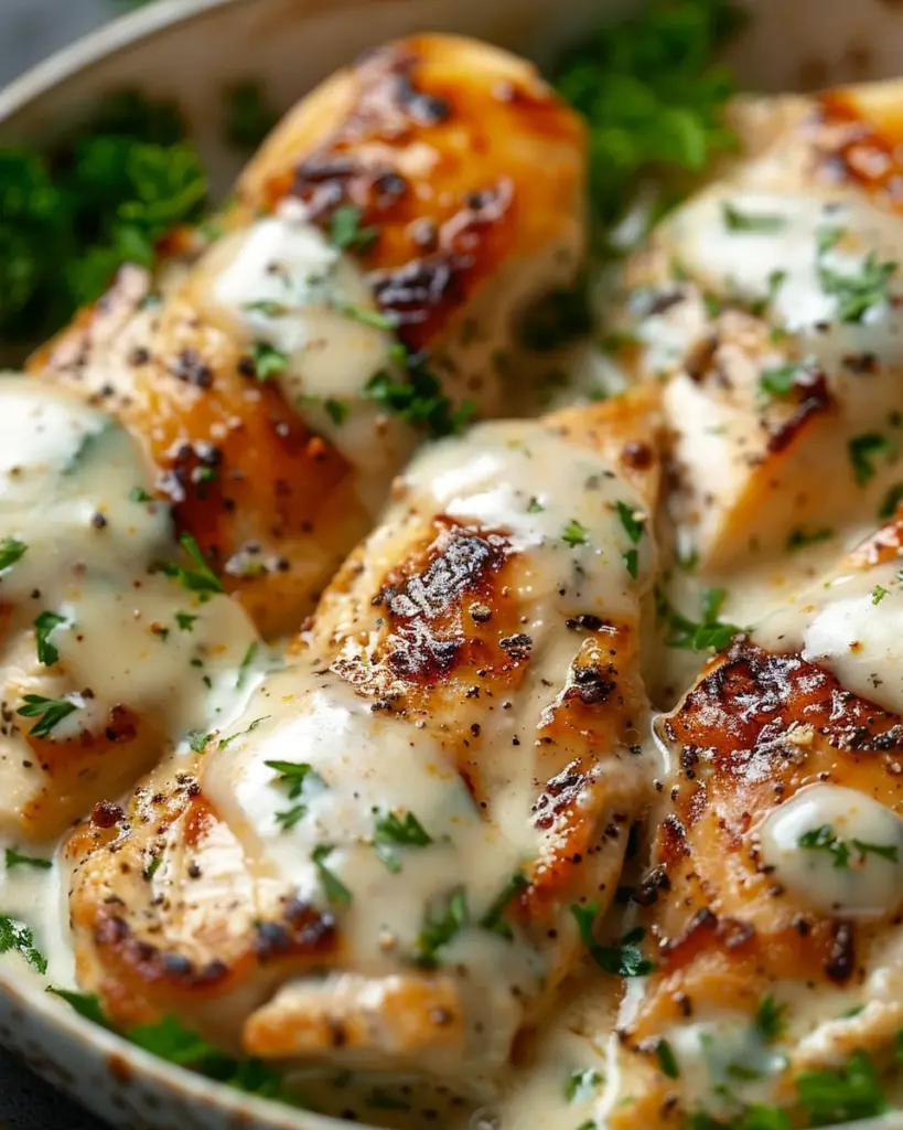 Melt-In-Your-Mouth Caesar Chicken