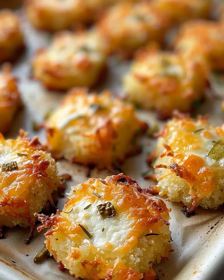 Crispy Pickle Cheese Bites