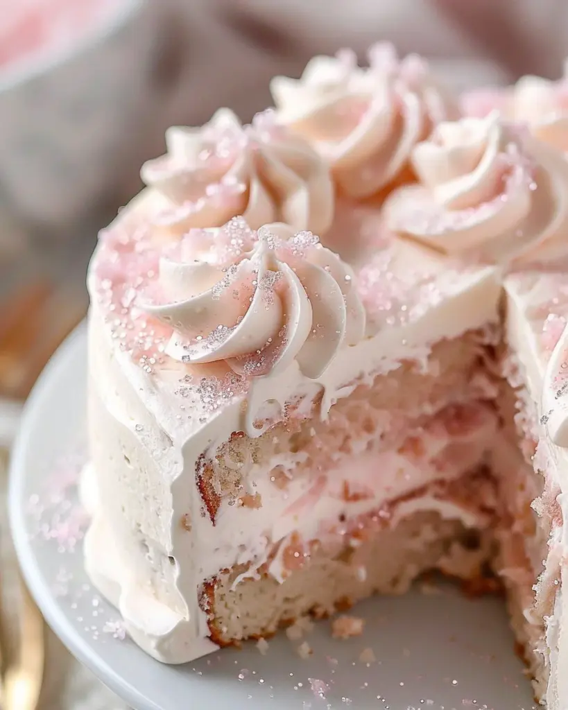 Pink Champagne Cake Recipe
