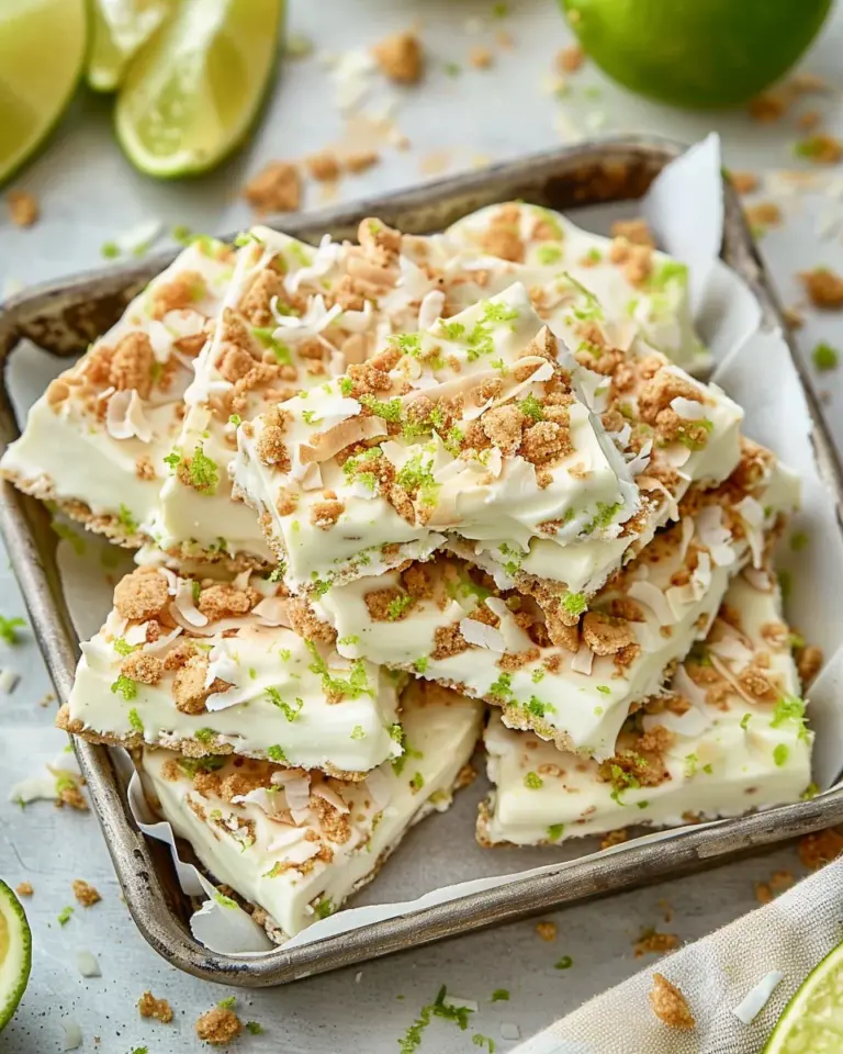 Key Lime Pie Yogurt Bark Recipe