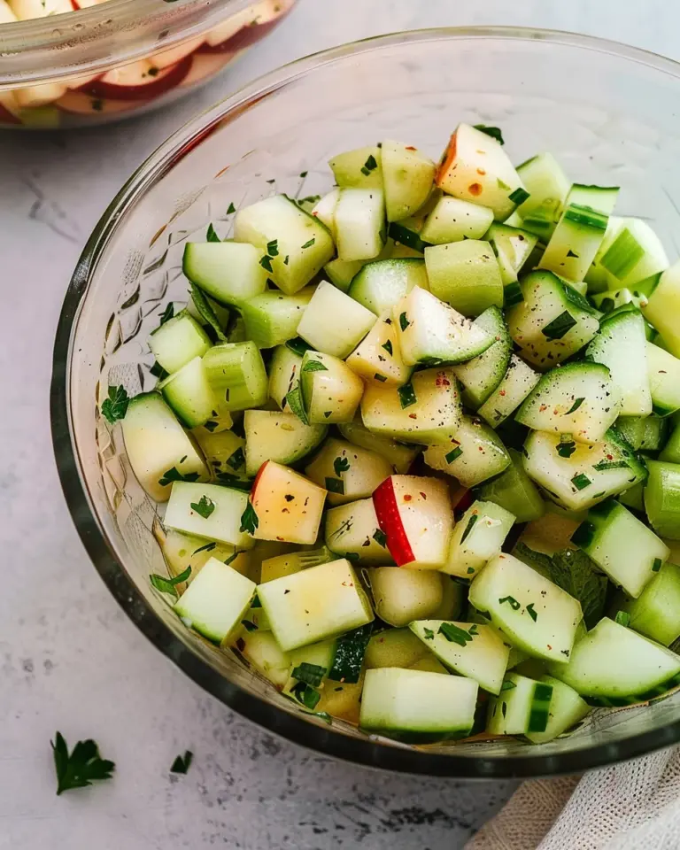 Cucumber Apple Salad