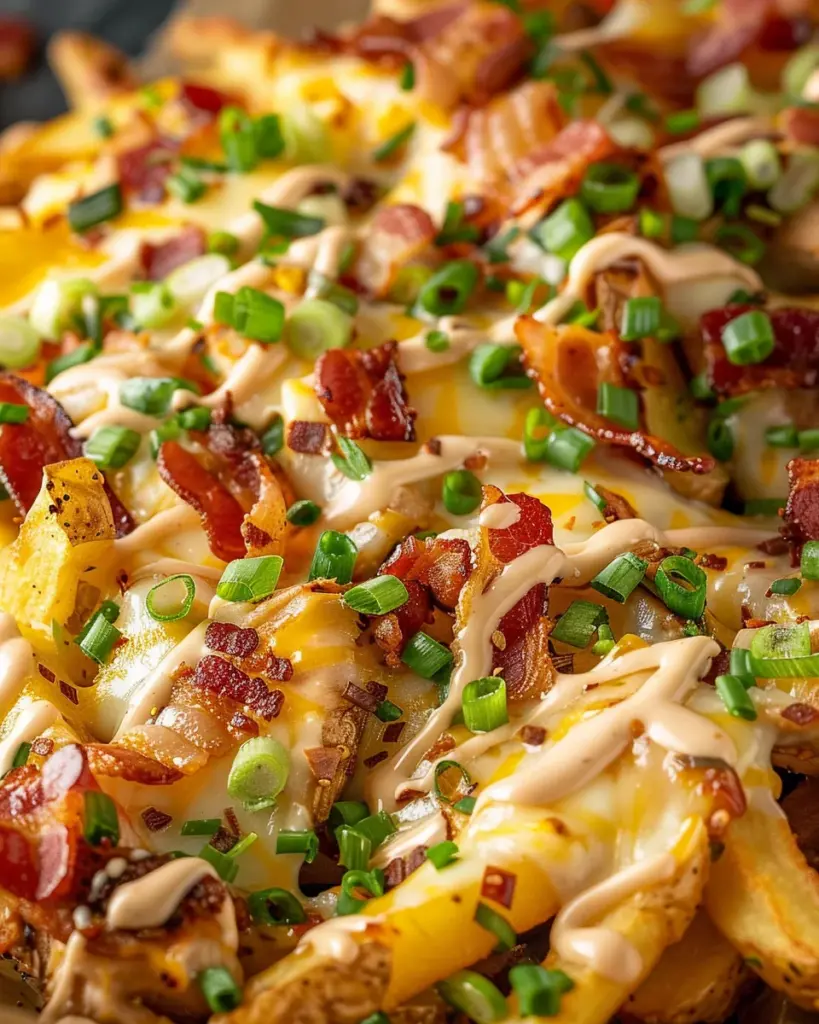 Dirty Chicken and Bacon Loaded Fries