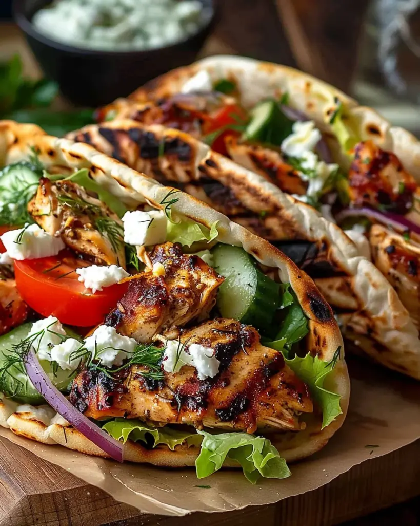 Grandma’s Mediterranean Chicken Gyros