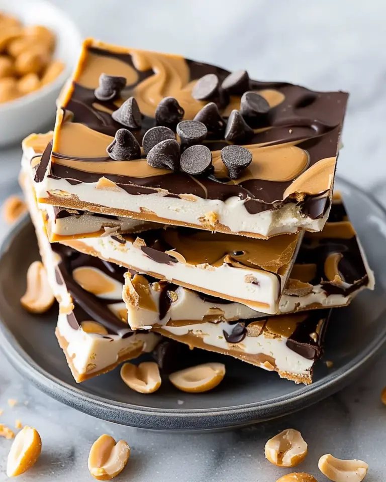 10 Minute Peanut Butter Chocolate Greek Yogurt Bark Recipe
