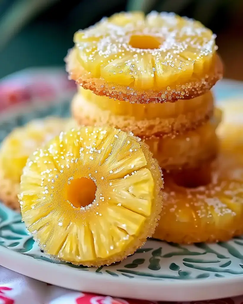Pineapple Upside Sugar Cookies
