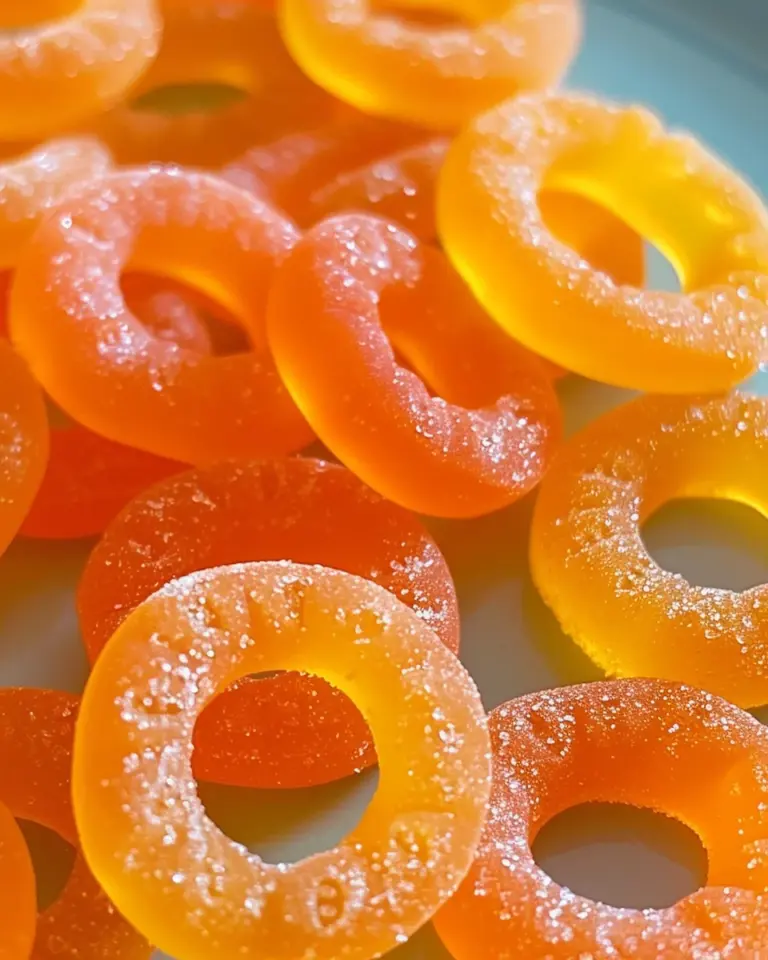 Homemade Peach Rings