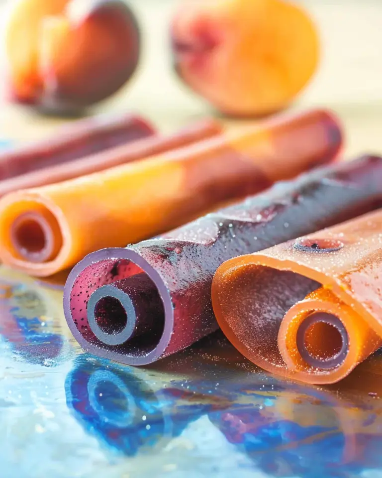 Blueberry Peach Fruit Leather