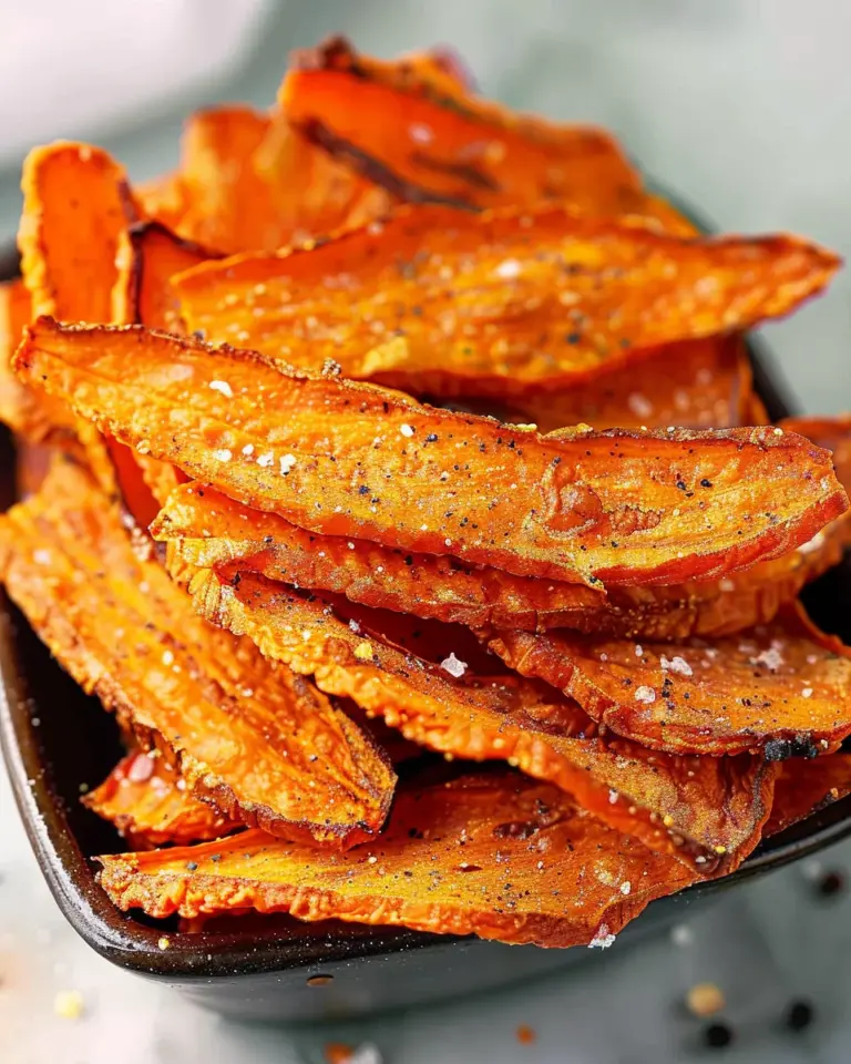 Baked Carrot Chips