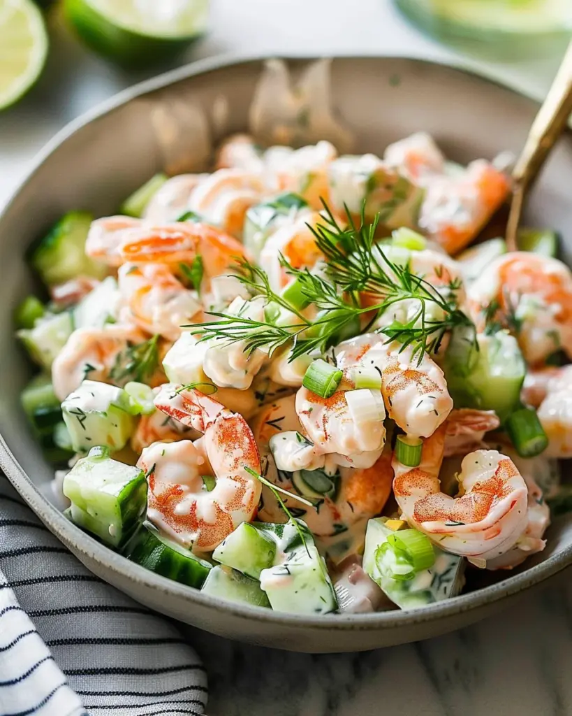 Cucumber Shrimp Salad