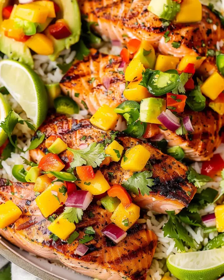 Salmon with Mango Salsa
