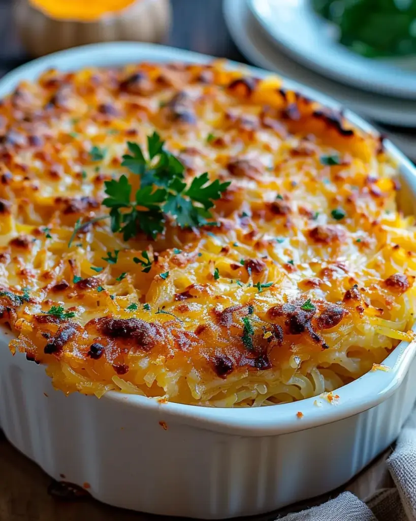 Spaghetti Squash Au Gratin: A Delicious and Healthy Recipe