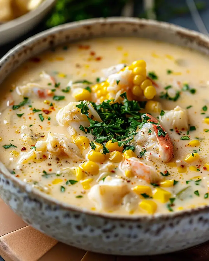 Bobby Flay’s Crab & Corn Chowder