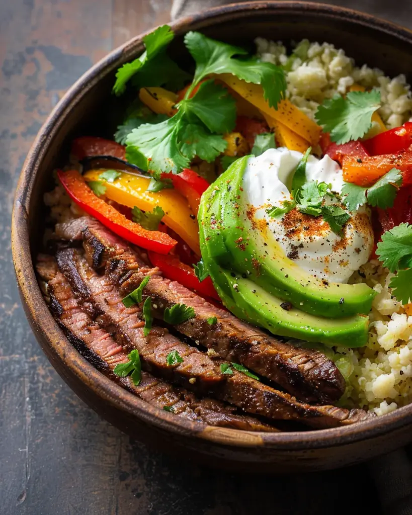 Low Carb Steak Fajita Bowl – 1 Bold Recipe For Keto Lovers