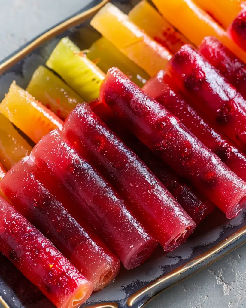 3-Ingredient Homemade Fruit Roll-Ups