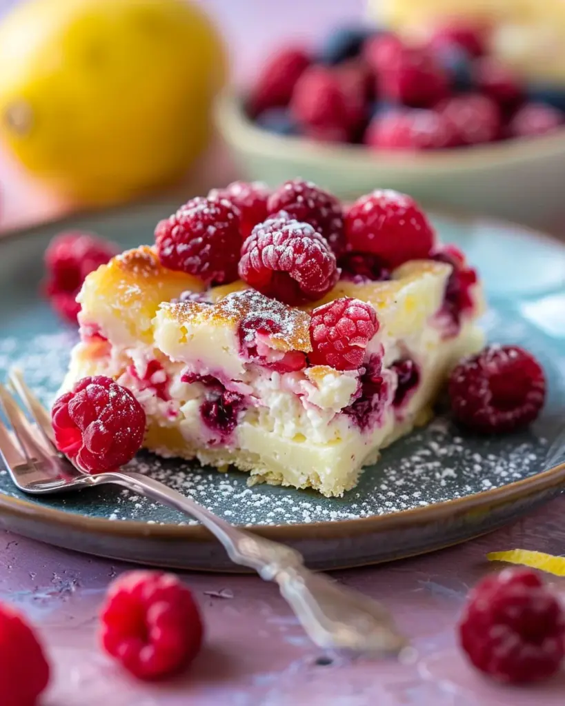 Lemon Raspberry Cottage Cheese Bake – 1 Light, Simple Favorite
